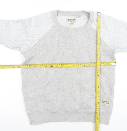 Womens UK Size 8 Jack Wills Grey Pullover Sweatshirt
