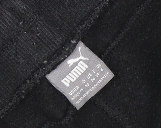 Womens UK Size L PUMA Regular Fit Jogger Black Trousers