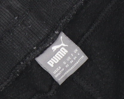 Womens UK Size L PUMA Regular Fit Jogger Black Trousers