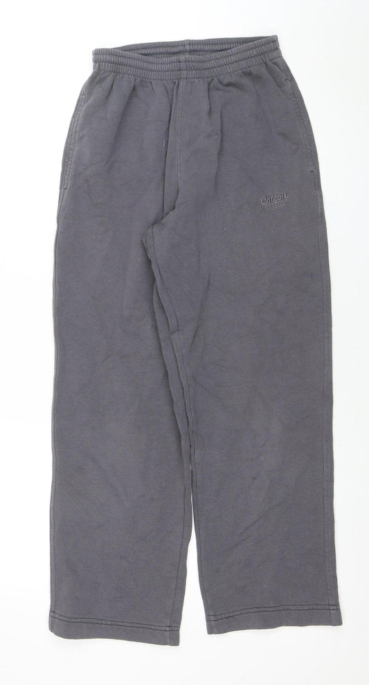 Mens UK Size XS Cotton Traders Regular Fit Jogger Grey Trousers
