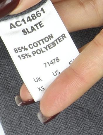 Mens UK Size XS Cotton Traders Regular Fit Jogger Grey Trousers