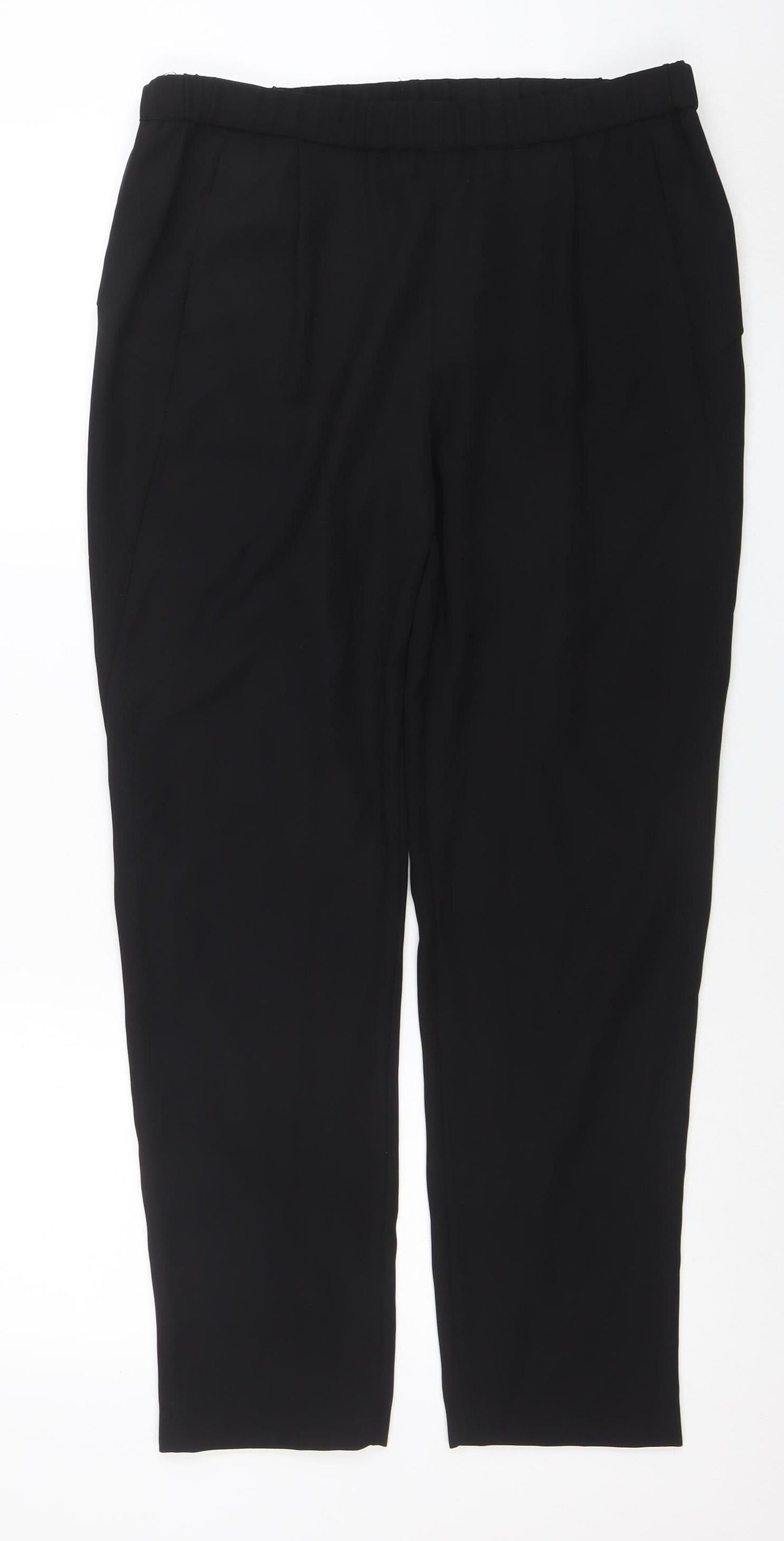 Womens UK Size 12 Kin by John Lewis Regular Fit Casual Business Travel Black Tro