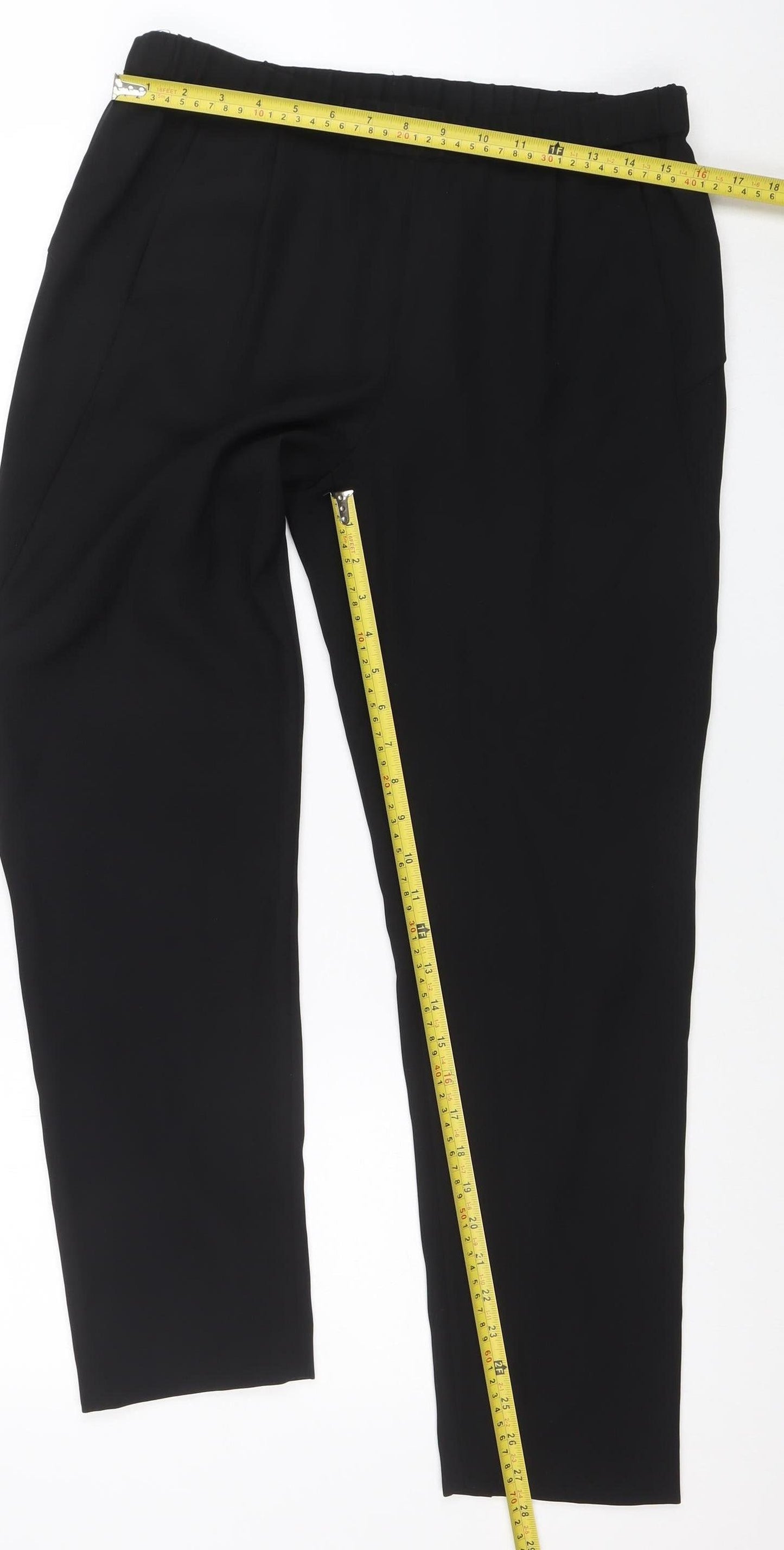 Womens UK Size 12 Kin by John Lewis Regular Fit Casual Business Travel Black Tro