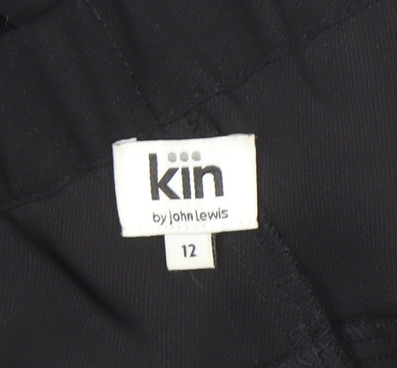 Womens UK Size 12 Kin by John Lewis Regular Fit Casual Business Travel Black Tro