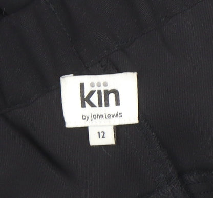 Womens UK Size 12 Kin by John Lewis Regular Fit Casual Business Travel Black Tro