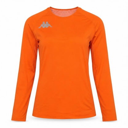 Kappa Orange Slim Fit Long Sleeve Women's Activewear Top M