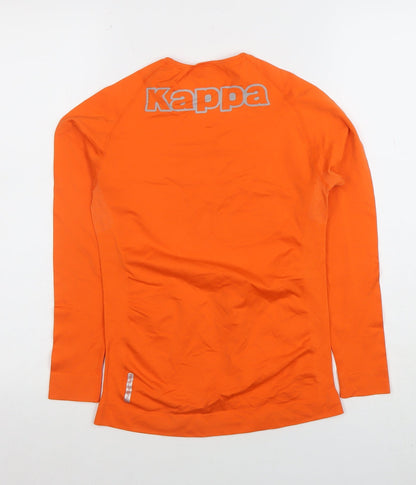 Kappa Orange Slim Fit Long Sleeve Women's Activewear Top M