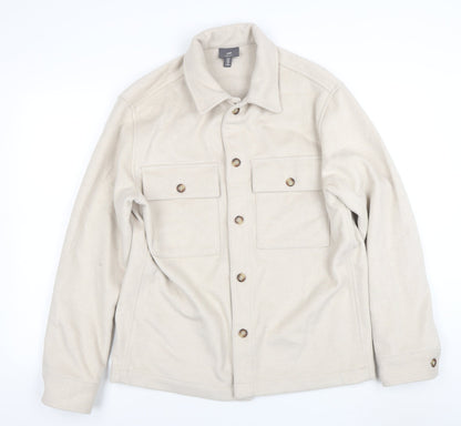 Mens UK Size M H&M Beige Basic Jacket