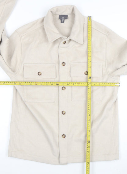 Mens UK Size M H&M Beige Basic Jacket