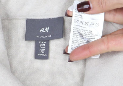 Mens UK Size M H&M Beige Basic Jacket