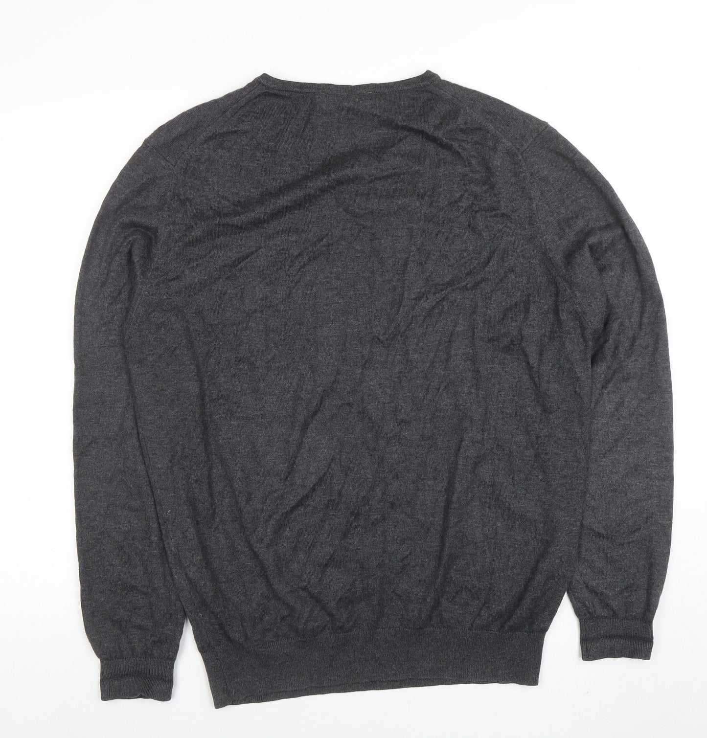 Mens UK Size L Calvin Klein Grey Pullover Jumper