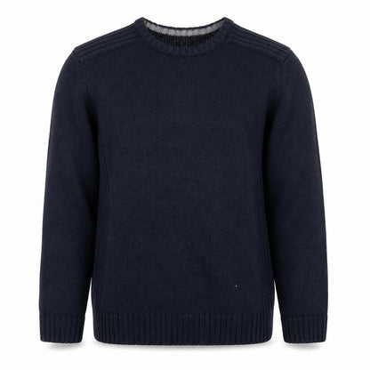 Kensington Eastside Men's Blue Crew Neck Acrylic Pullover Jumper Size L