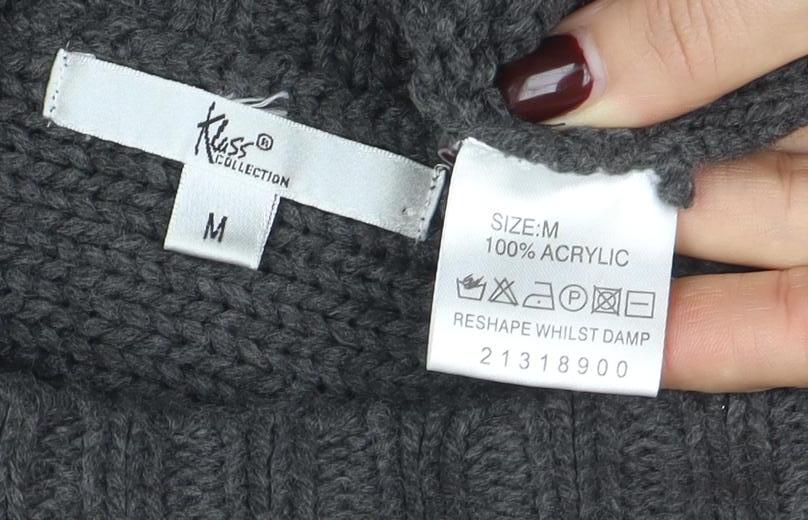 Womens UK Size M Klass Collection Grey Pullover Jumper
