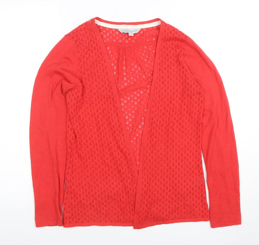 Womens UK Size 10 Crew Clothing Co. Red Cardigan Jumper