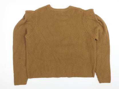 Womens UK Size 18 Marks and Spencer Beige Pullover Jumper
