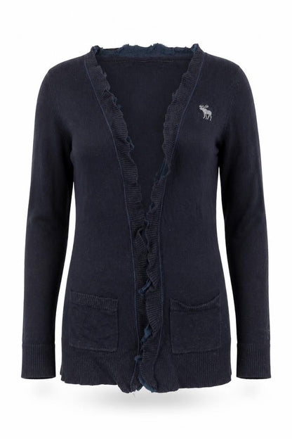 Womens UK Size S Abercrombie & Fitch Blue Cardigan Jumper