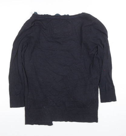 Womens UK Size S Abercrombie & Fitch Blue Cardigan Jumper