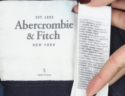 Womens UK Size S Abercrombie & Fitch Blue Cardigan Jumper