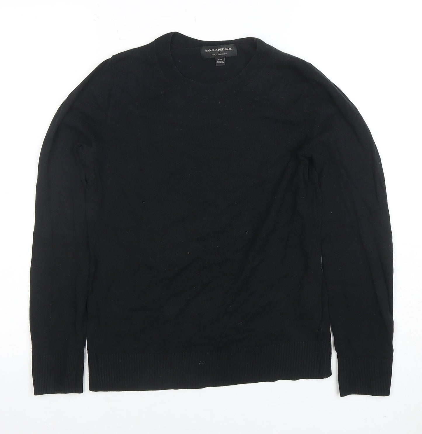Mens UK Size XS Banana Republic Black Pullover Jumper
