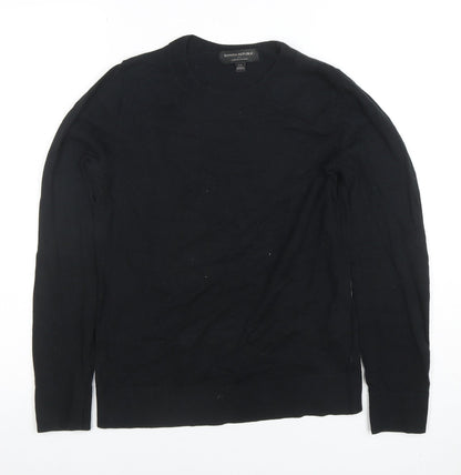 Mens UK Size XS Banana Republic Black Pullover Jumper