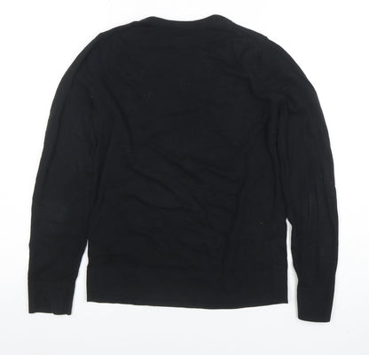 Mens UK Size XS Banana Republic Black Pullover Jumper