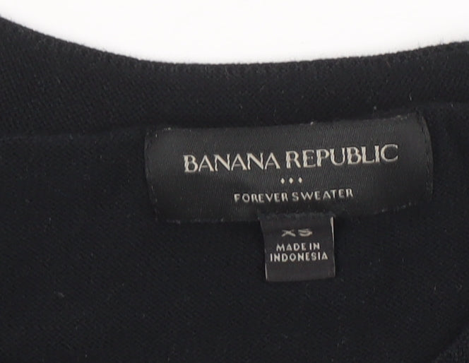 Mens UK Size XS Banana Republic Black Pullover Jumper