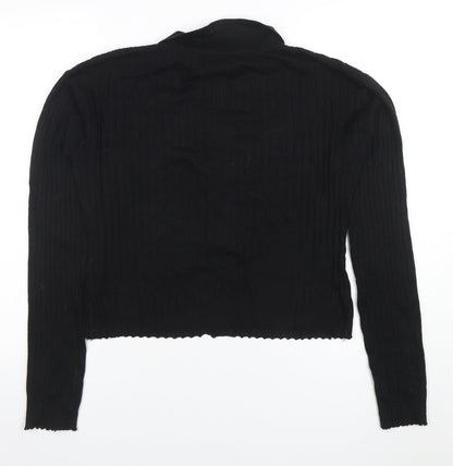 Womens UK Size 18 Boohoo Black Cardigan Jumper