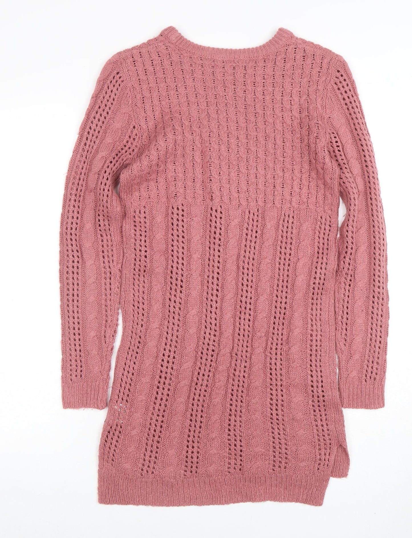 Womens UK Size 8 Select Pink Pullover Jumper