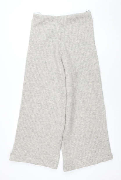 Womens UK Size 10 Mango Relaxed Fit Casual Travel Grey Trousers