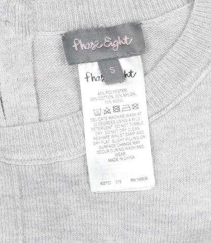 Womens UK Size S Frost and Leigh Grey Tunic Blouse