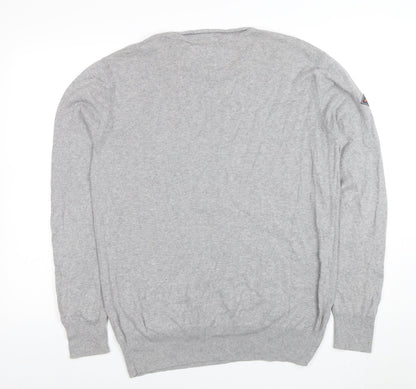 Superdry Men's Grey XL Crew Neck Cotton Cashmere Pullover Jumper