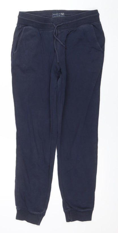 Mens UK Size S F&F Regular Fit Jogger Blue Trousers