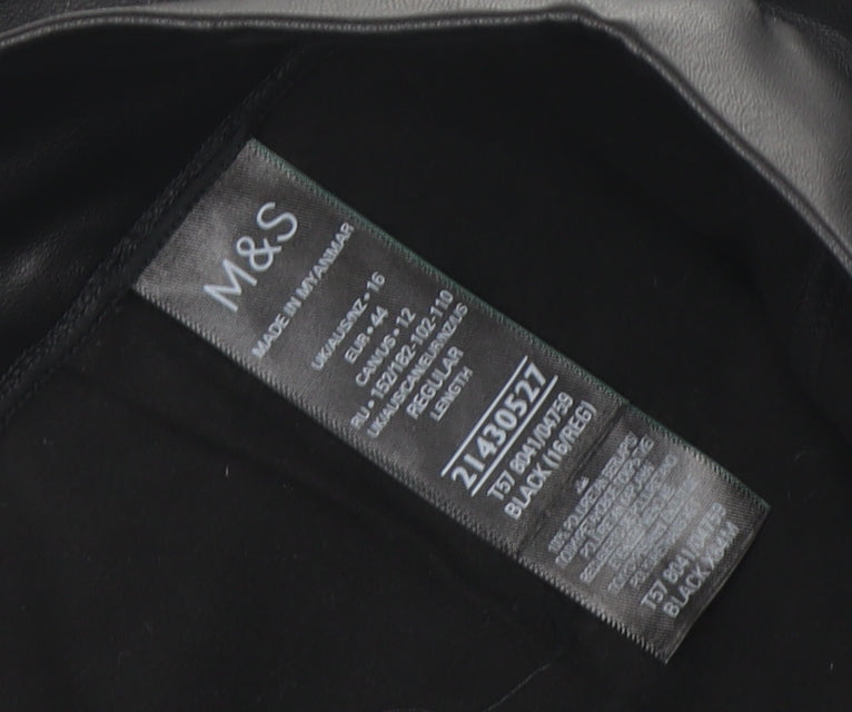 Womens UK Size 16 Marks and Spencer  Leggings Black Leggings