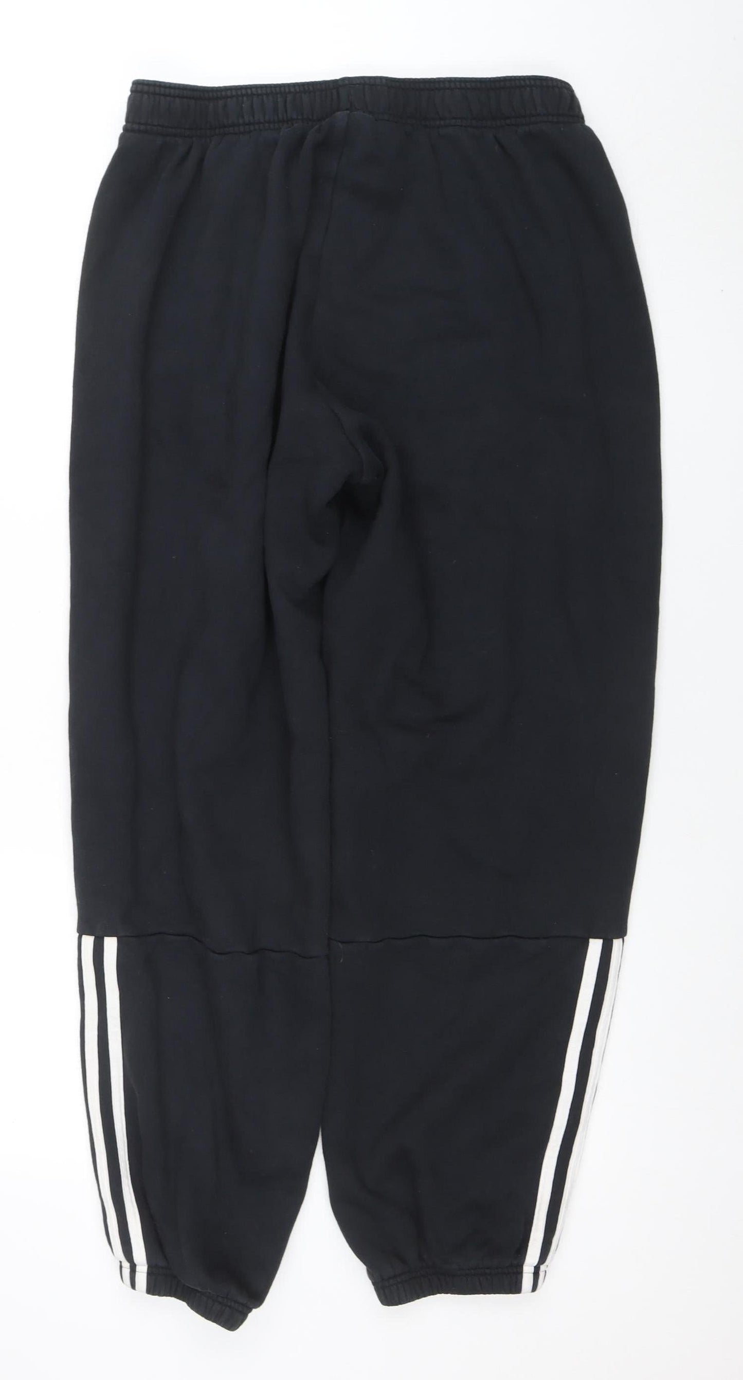 Womens UK Size L adidas Regular Fit Jogger Black Trousers