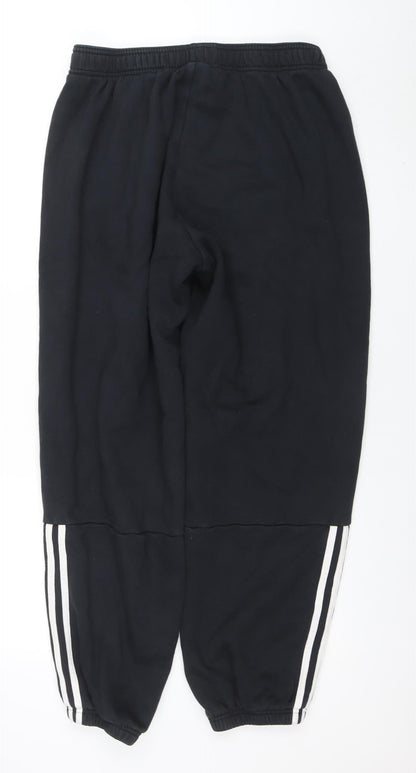 Womens UK Size L adidas Regular Fit Jogger Black Trousers