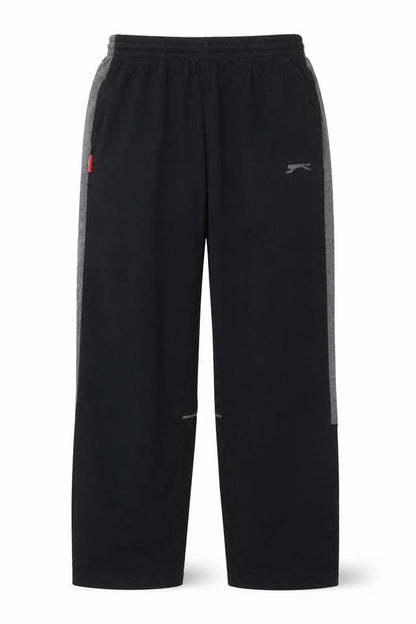 Mens UK Size M Slazenger Regular Fit Sweatpants Black Trousers