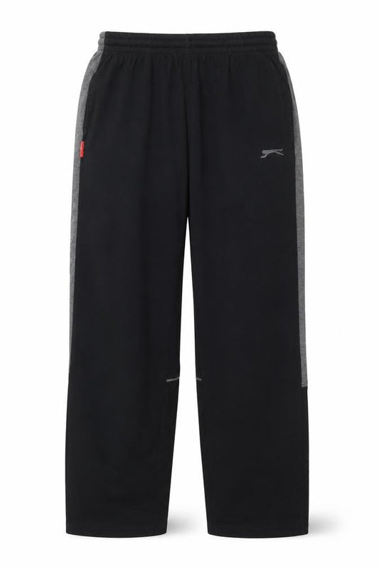 Mens UK Size M Slazenger Regular Fit Sweatpants Black Trousers