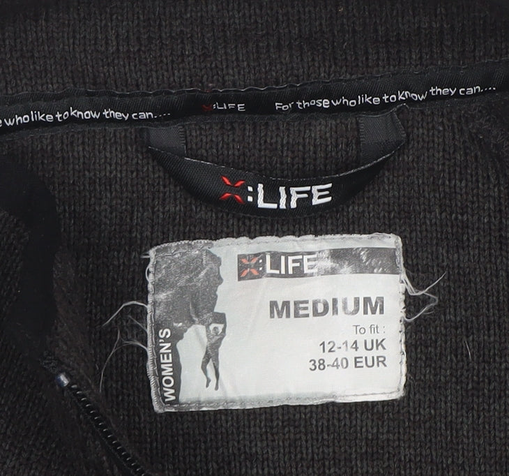 Womens UK Size M X-Life Black Basic Jacket