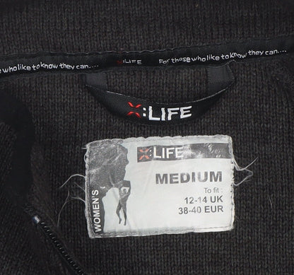 Womens UK Size M X-Life Black Basic Jacket