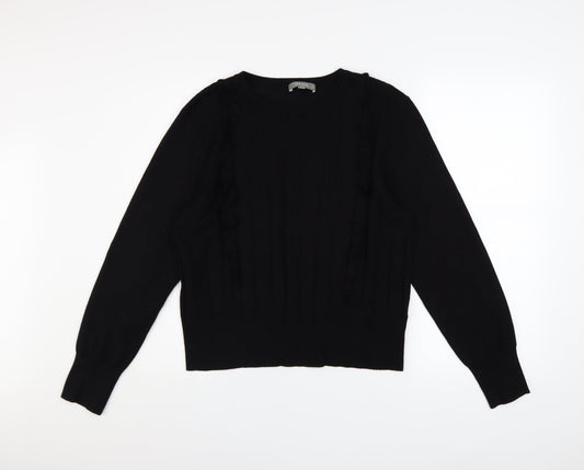 Womens UK Size XL Oasis Black Pullover Jumper