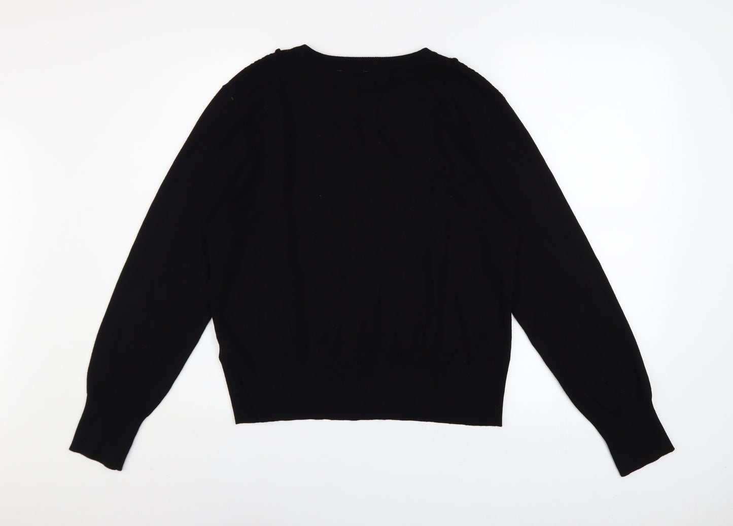 Womens UK Size XL Oasis Black Pullover Jumper