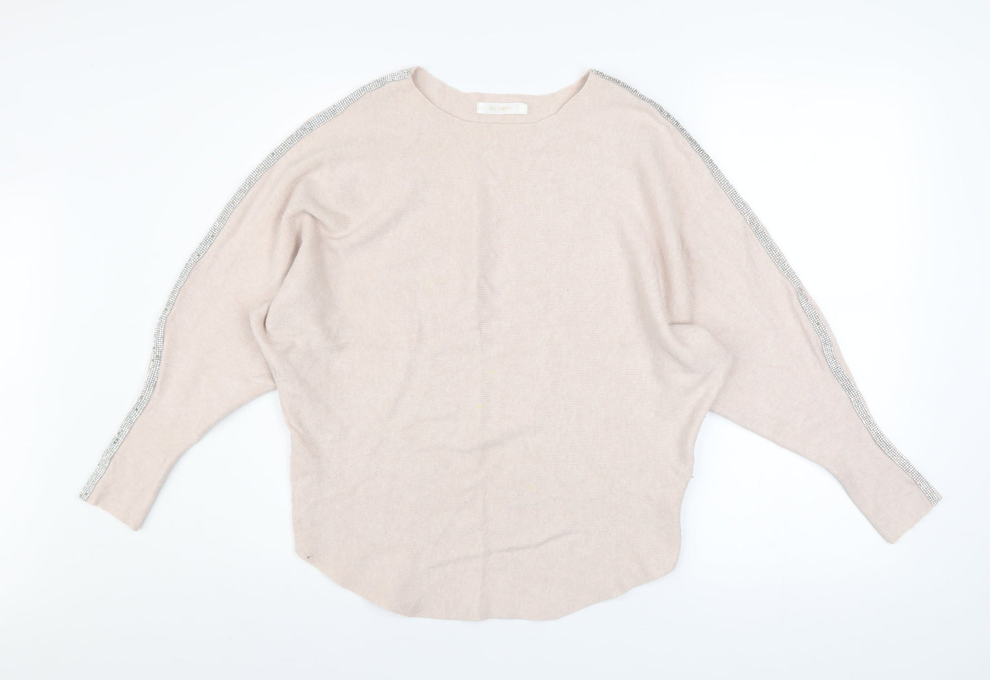 Womens UK Size One Size MC LORENTE Beige Pullover Jumper