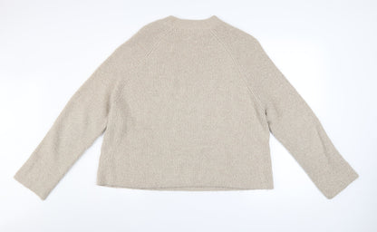 Womens UK Size 14 ASOS Beige Pullover Jumper