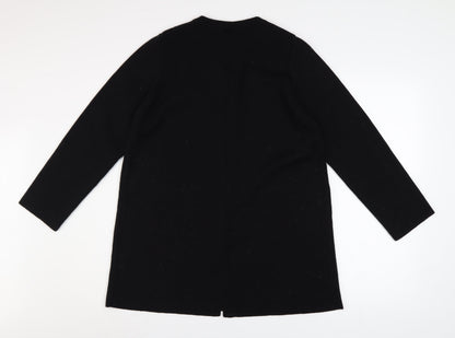Womens UK Size 14 Marks and Spencer Black Cardigan Jumper
