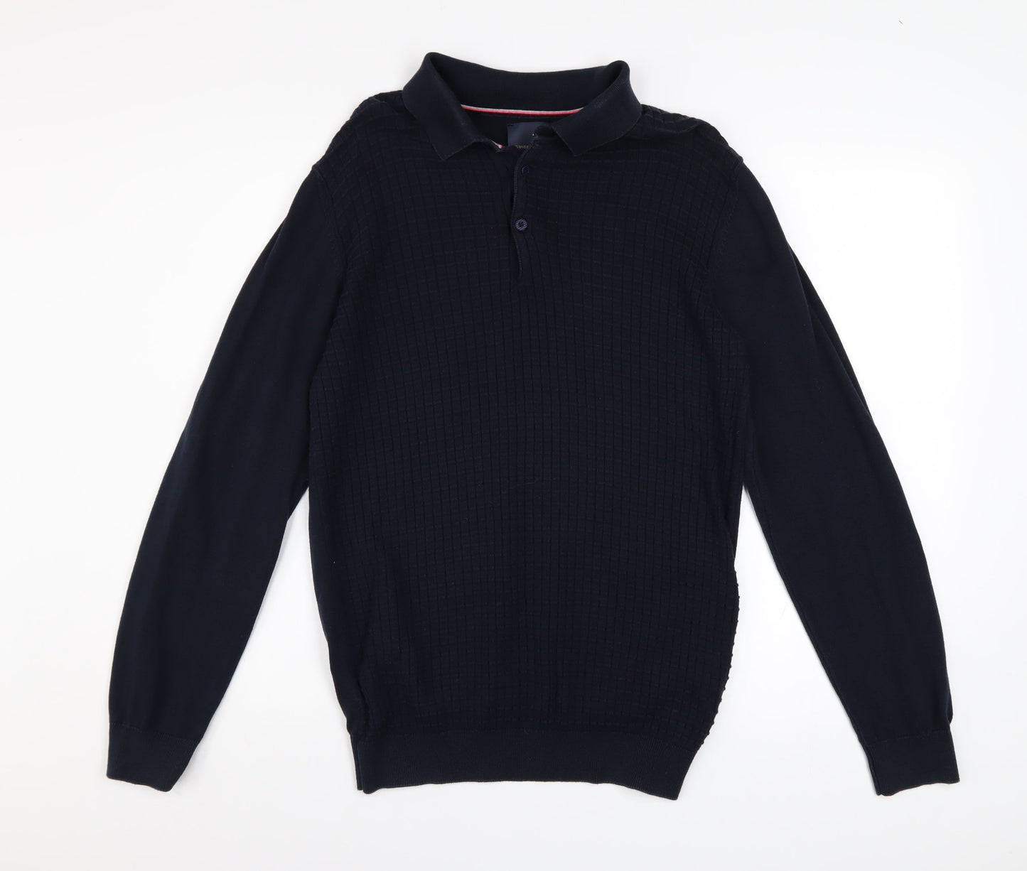 Mens UK Size L Guide London Blue Henley Jumper
