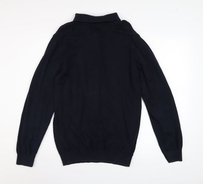 Mens UK Size L Guide London Blue Henley Jumper