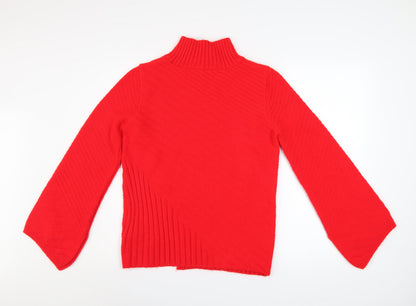 Womens UK Size 6 Topshop Red Pullover Jumper