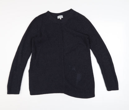 Womens UK Size XS Jigsaw Black Pullover Jumper