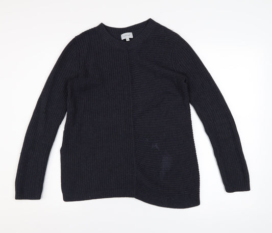 Womens UK Size XS Jigsaw Black Pullover Jumper