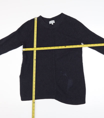 Womens UK Size XS Jigsaw Black Pullover Jumper